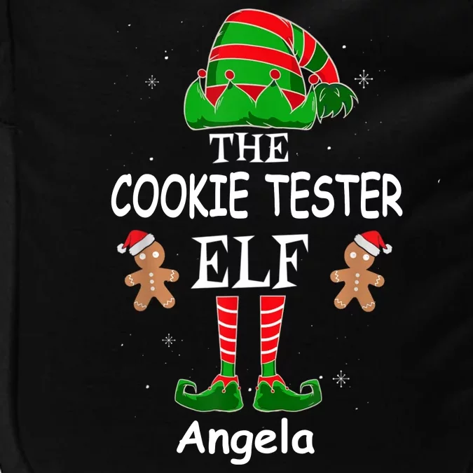 Personalized Cookie Tester Elf Family Matching Charismas Custom Name Impact Tech Backpack