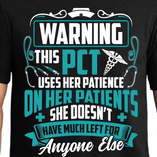 Patient Care Technician Pct Nurse Gift Pajama Set