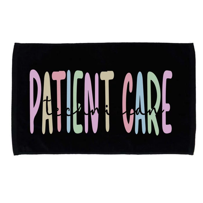 Patient Care Tech Patient Care Technician Funny Gift Microfiber Hand Towel