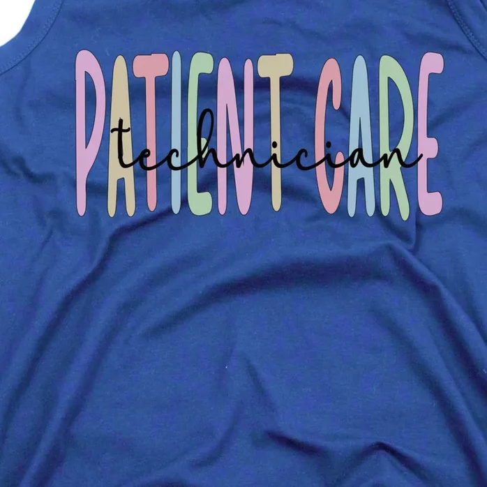 Patient Care Tech Patient Care Technician Funny Gift Tank Top