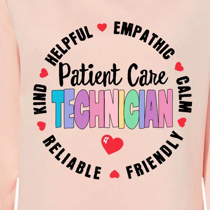 Patient Care Technician Appreciation Week Healthcare Workers Gift Womens California Wash Sweatshirt