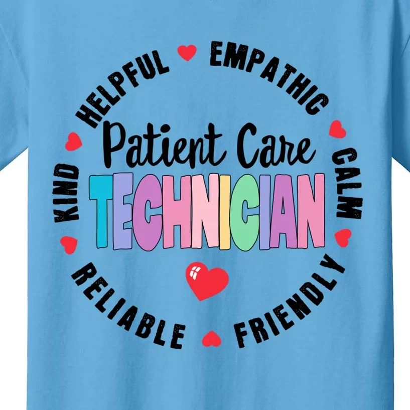 Patient Care Technician Appreciation Week Healthcare Workers Gift Kids T-Shirt