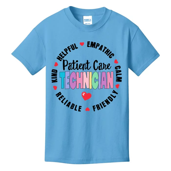 Patient Care Technician Appreciation Week Healthcare Workers Gift Kids T-Shirt