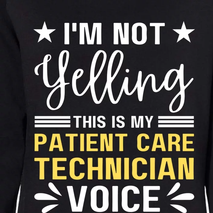 Patient Care Technician Nurse For Pct Week Patient Care Tech Great Gift Womens California Wash Sweatshirt