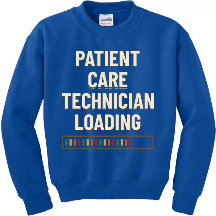 Patient Care Technician Loading Pct Medical Tech Gift Kids Sweatshirt