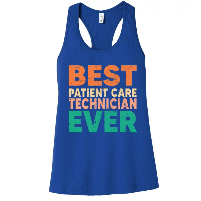 Patient Care Technician Profession Gift Women's Racerback Tank