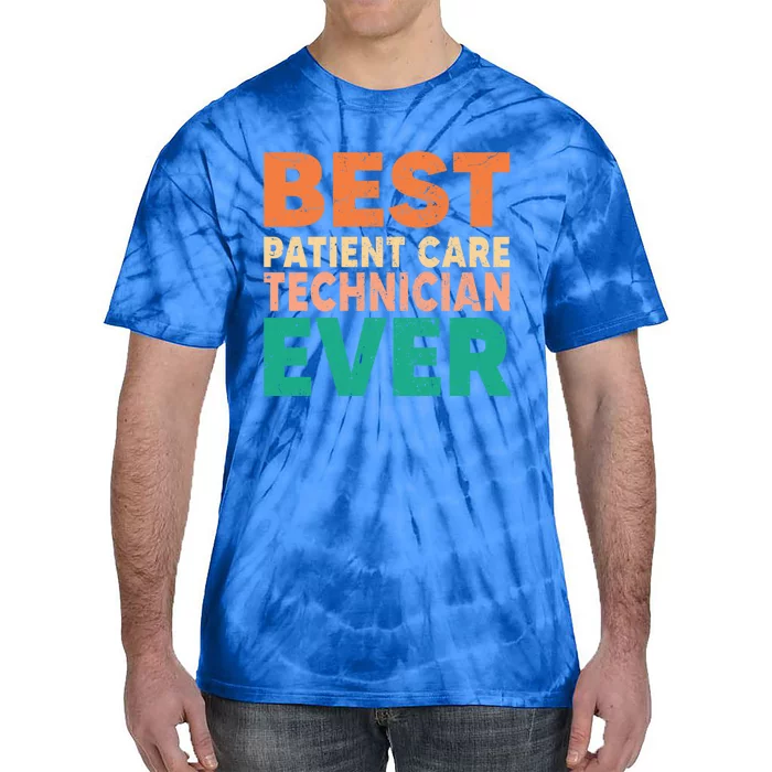 Patient Care Technician Profession Gift Tie-Dye T-Shirt