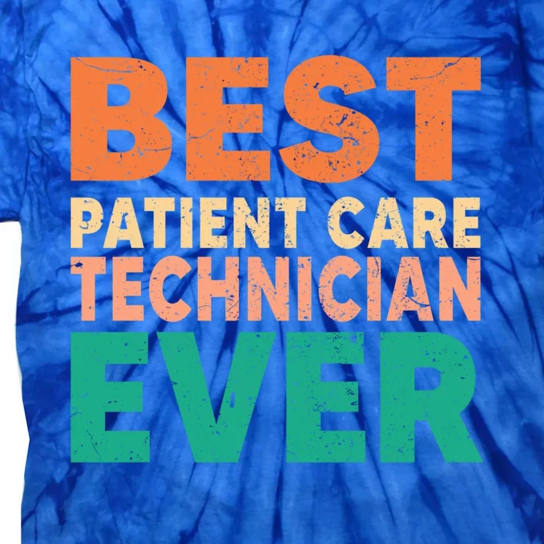 Patient Care Technician Profession Gift Tie-Dye T-Shirt