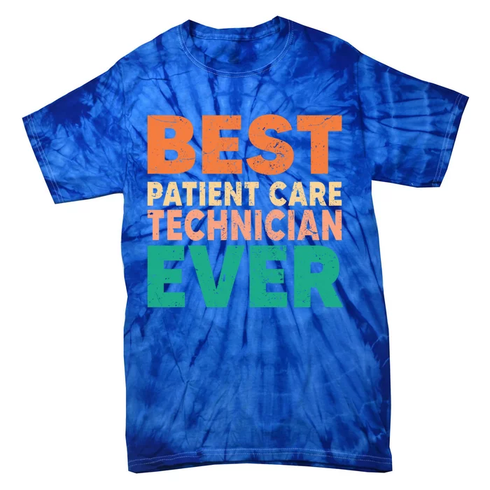 Patient Care Technician Profession Gift Tie-Dye T-Shirt