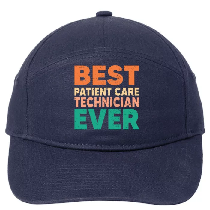 Patient Care Technician Profession Gift 7-Panel Snapback Hat