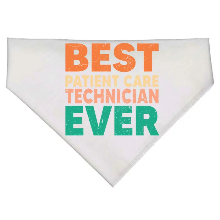 Patient Care Technician Profession Gift USA-Made Doggie Bandana