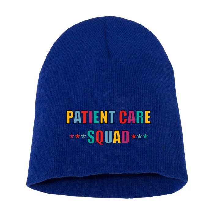 Patient Care Technician Tech Pct Funny Gift Patient Care Squad Gift Short Acrylic Beanie