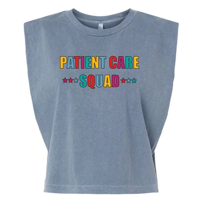 Patient Care Technician Tech Pct Funny Gift Patient Care Squad Gift Garment-Dyed Women's Muscle Tee