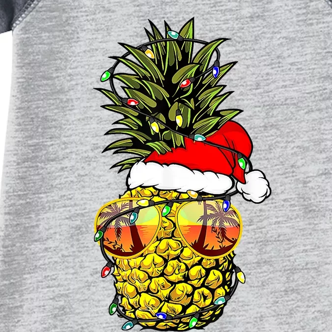 Pineapple Christmas Tree Or Christmas In July Pineapple Infant Baby Jersey Bodysuit