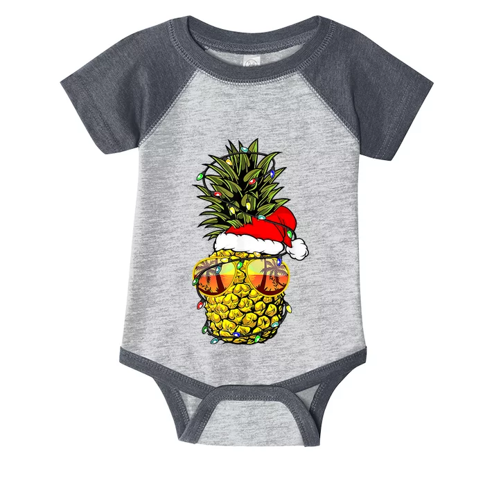 Pineapple Christmas Tree Or Christmas In July Pineapple Infant Baby Jersey Bodysuit