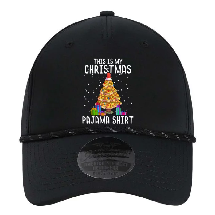 Pizza Christmas Tree Shirt Pizza Lover Gift Xmas Performance The Dyno Cap