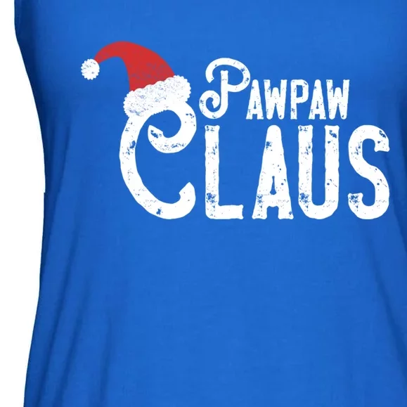 Pawpaw Claus Traditional Santa Matching Family Christmas Gift Ladies Essential Flowy Tank