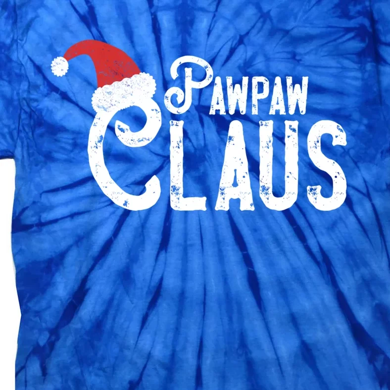 Pawpaw Claus Traditional Santa Matching Family Christmas Gift Tie-Dye T-Shirt