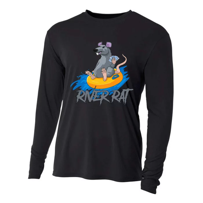 Poker Cards Texas Hold Em River Rat Casino Funny Cooling Performance Long Sleeve Crew