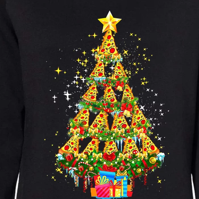 Pizza Christmas Tree This is my ugly Christmas Pizza lover Womens California Wash Sweatshirt