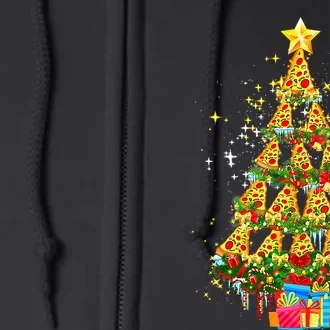 Pizza Christmas Tree This is my ugly Christmas Pizza lover Full Zip Hoodie