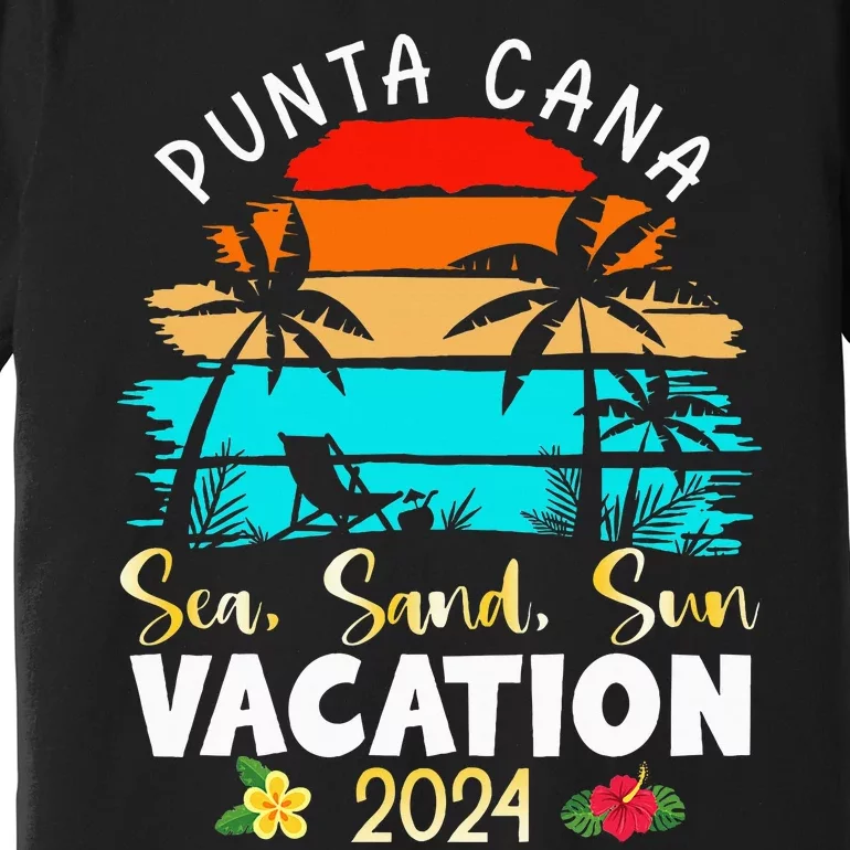 Punta Cana Trip 2024 Beach Vacation Summer Holliday Match Premium T-Shirt