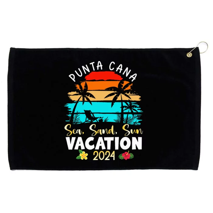 Punta Cana Trip 2024 Beach Vacation Summer Holliday Match Grommeted Golf Towel