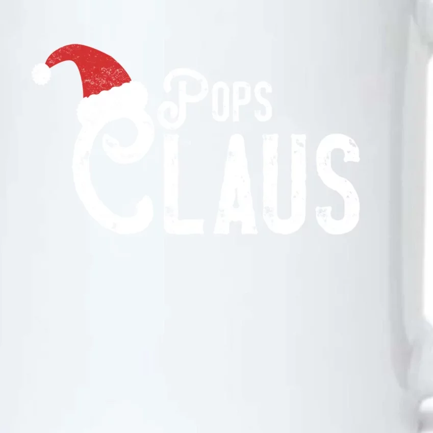 Pops Claus Traditional Santa Matching Family Christmas Gift Black Color Changing Mug