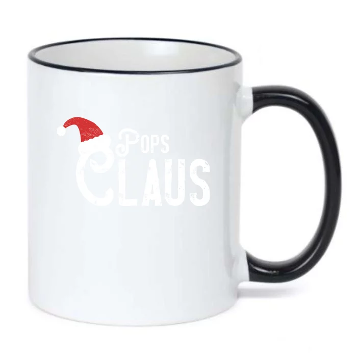 Pops Claus Traditional Santa Matching Family Christmas Gift Black Color Changing Mug