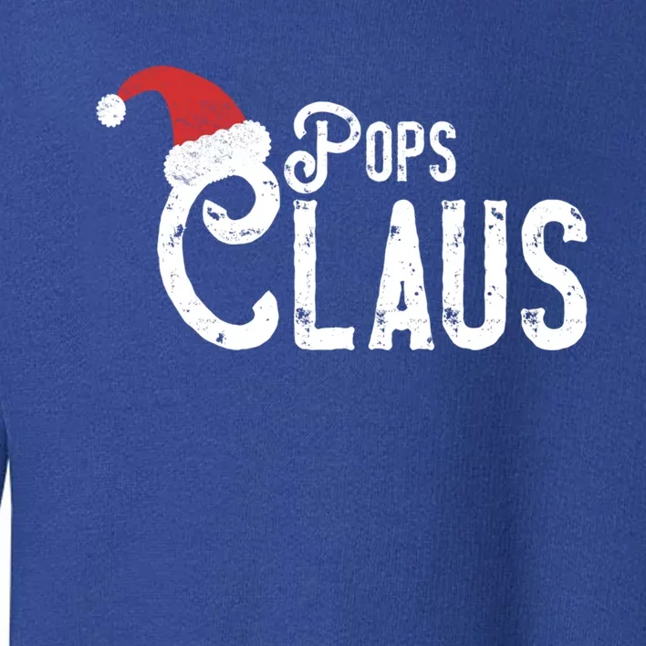 Pops Claus Traditional Santa Matching Family Christmas Gift Toddler Sweatshirt