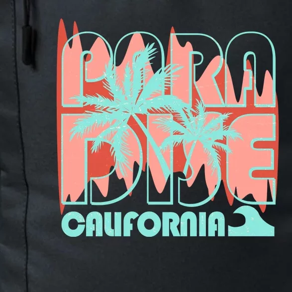 Paradise California Tropical Vacation Time Daily Commute Backpack