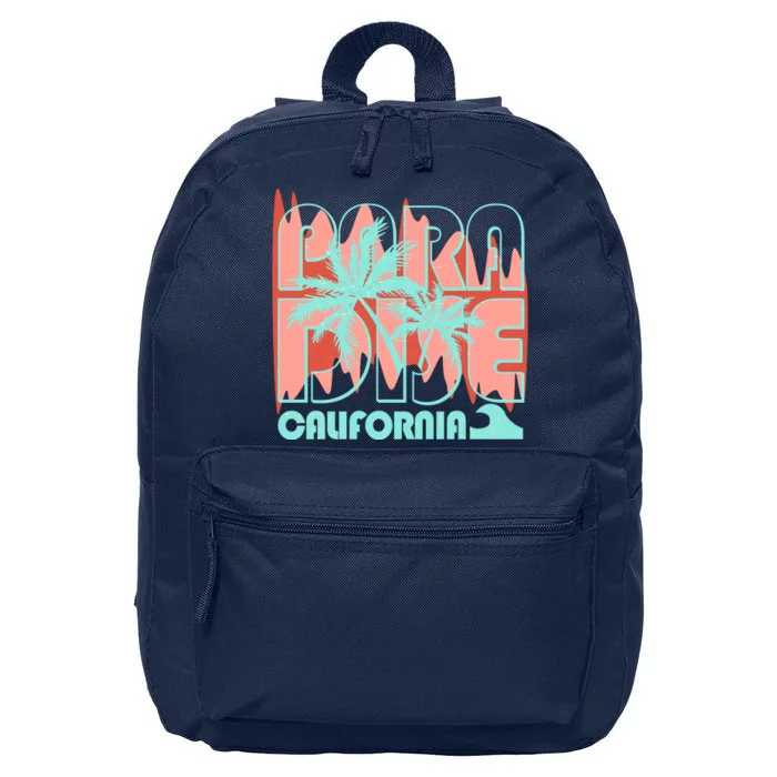 Paradise California Tropical Vacation Time 16 in Basic Backpack