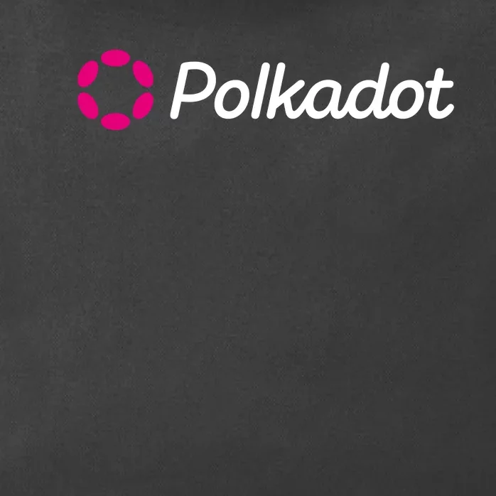 Polkadot Crypto To The Moon HODL DOT Blockchain Polkadot Zip Tote Bag