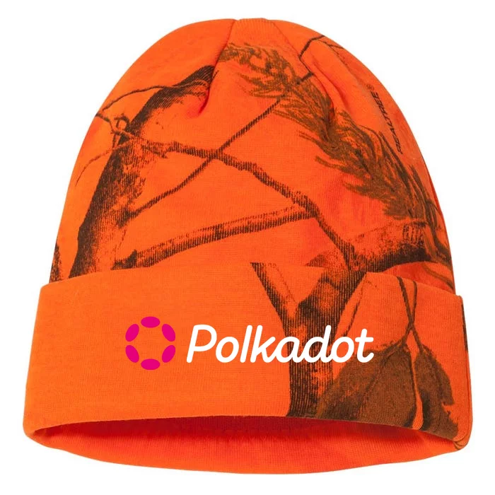 Polkadot Crypto To The Moon HODL DOT Blockchain Polkadot Kati - 12in Camo Beanie