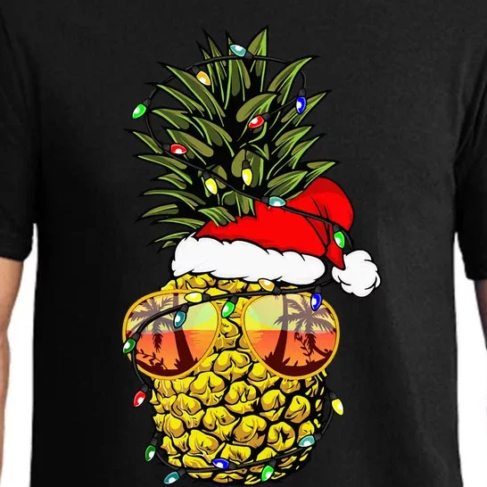 Pineapple Christmas Tree or Christmas in July Pineapple Pajama Set