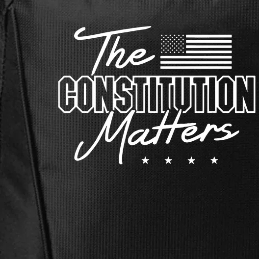 Political Conservative The Constitution Matters City Backpack