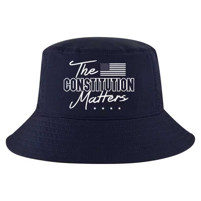 Political Conservative The Constitution Matters Cool Comfort Performance Bucket Hat