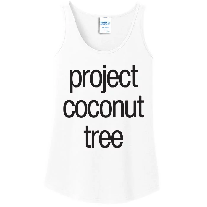 Project Coconut Tree Ladies Essential Tank