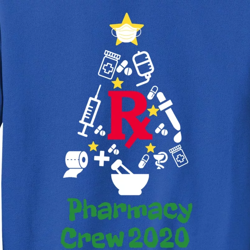 Pharmacy Christmas Tree Crew Gift Tall Sweatshirt