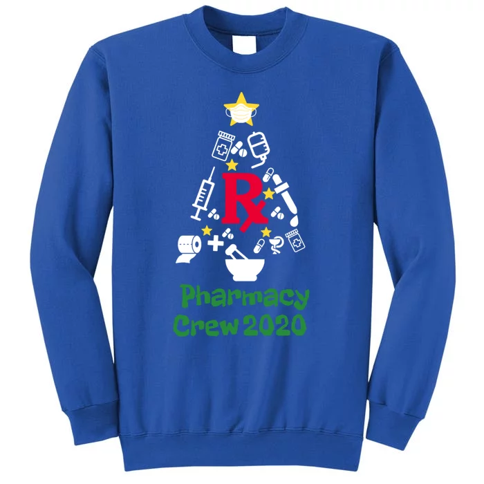 Pharmacy Christmas Tree Crew Gift Tall Sweatshirt