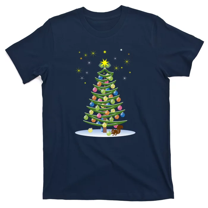 Pickleball Christmas Tree | Pickleball Holiday Gift | Christmas Tree | Holiday T-Shirt