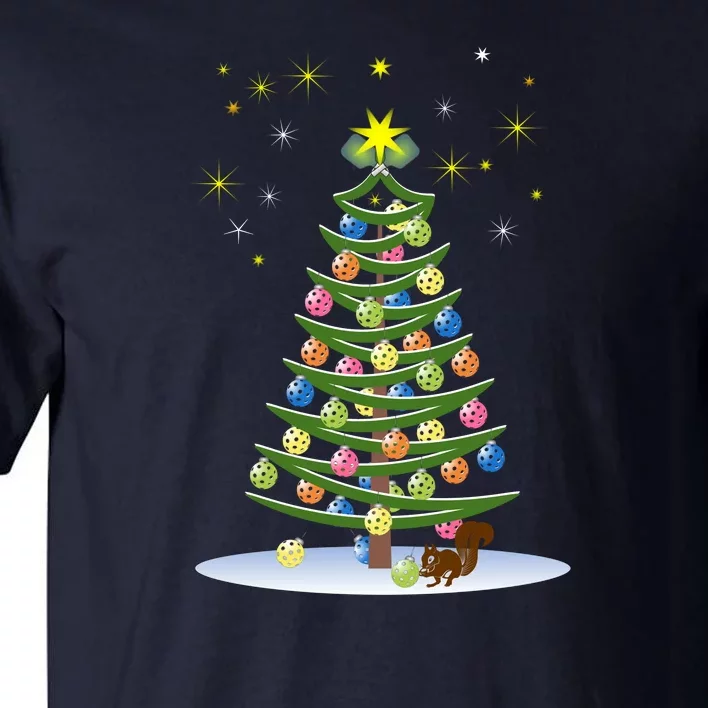 Pickleball Christmas Tree | Pickleball Holiday Gift | Christmas Tree | Holiday Tall T-Shirt