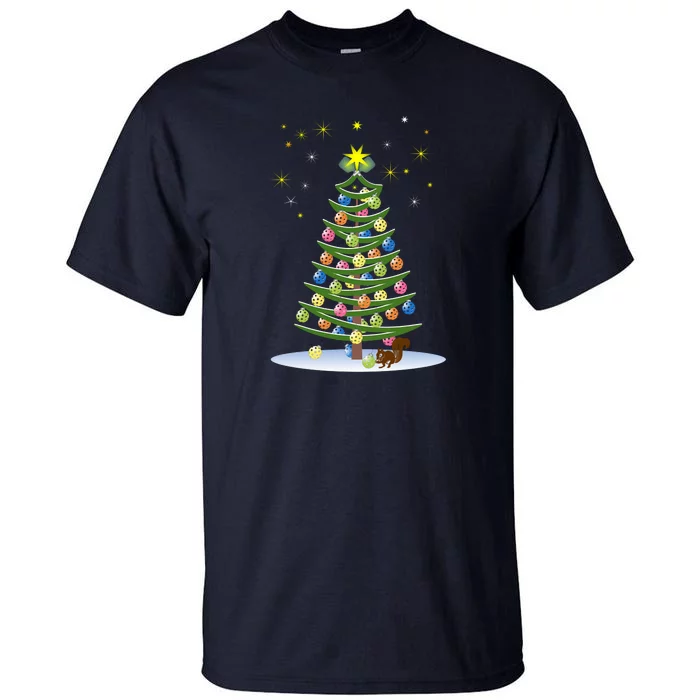 Pickleball Christmas Tree | Pickleball Holiday Gift | Christmas Tree | Holiday Tall T-Shirt