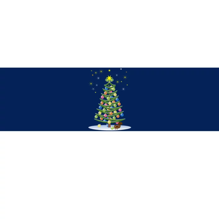 Pickleball Christmas Tree | Pickleball Holiday Gift | Christmas Tree | Holiday Bumper Sticker