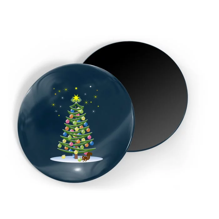 Pickleball Christmas Tree | Pickleball Holiday Gift | Christmas Tree | Holiday Magnet