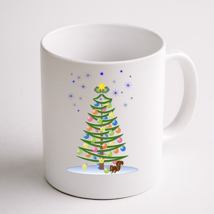 Pickleball Christmas Tree | Pickleball Holiday Gift | Christmas Tree | Holiday Front & Back Coffee Mug