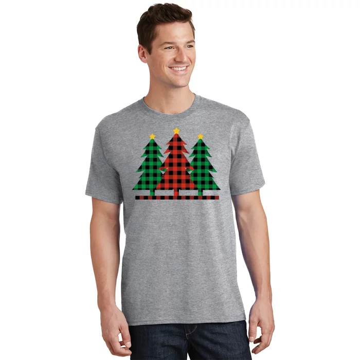 Plaid Christmas Tree T-Shirt