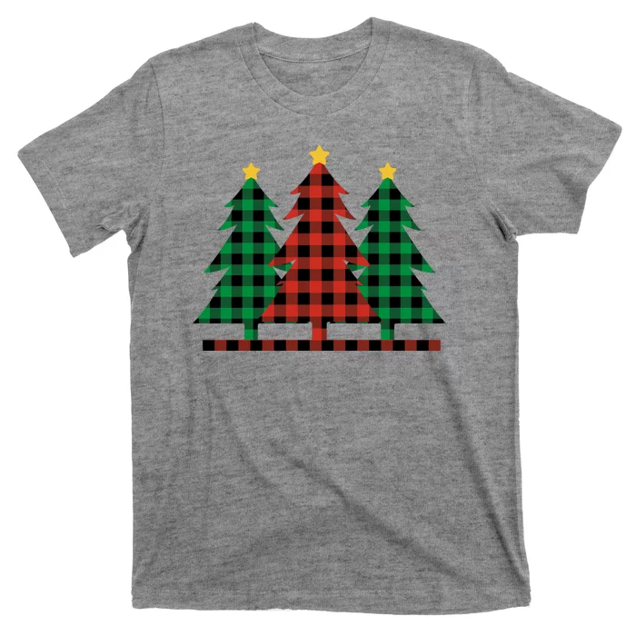 Plaid Christmas Tree T-Shirt