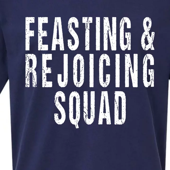 Purim Costume Tsh4 Feasting Rejoicing Squad Sueded Cloud Jersey T-Shirt