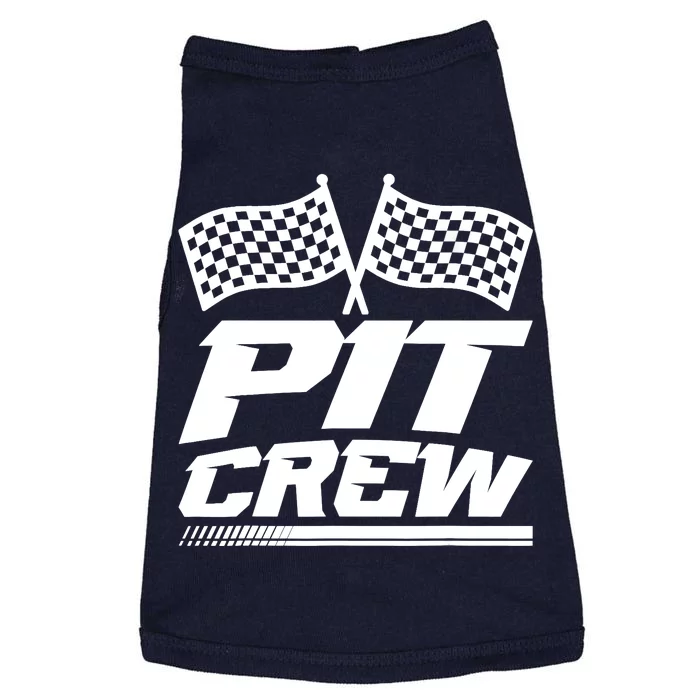 PIT CREW Track Racing Car Racing Lovers Family Matching Doggie Tank